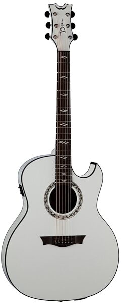 Dean Exhibition Ultra USB Acoustic-Electric Guitar, Classic White