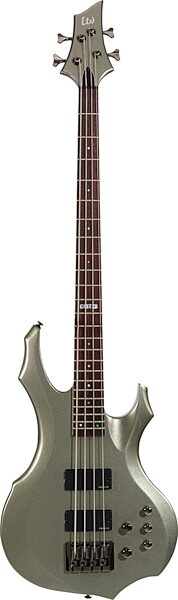 ESP LTD F254 Electric Bass Guitar, Titanium