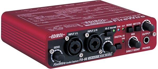 Edirol FA66 Firewire Audio Interface (Windows and Macintosh), Main