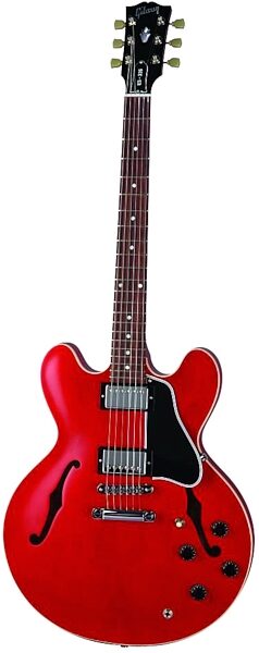 Gibson ES-335 Satin Electric Guitar (with Case), Faded Cherry