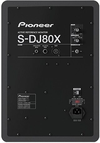 Pioneer S-DJ80X Active DJ Speaker, Rear