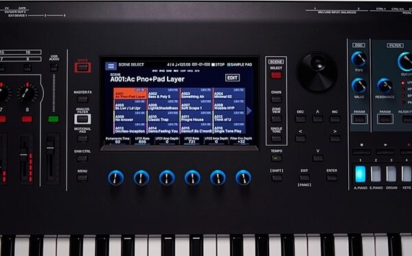 Roland Fantom 6 Music Synthesizer Workstation Keyboard, 61-Key, New, ve