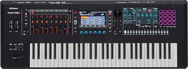 Roland Fantom 6 Music Synthesizer Workstation Keyboard, 61-Key, Action Position Back