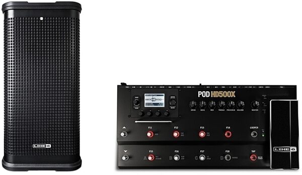 Line 6 Full Range Guitar Rig (with StageSource L2t and Pod HD500X), Main