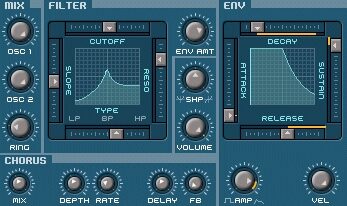Native Instruments Vokator Effects (Macintosh and Windows), Filter