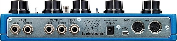 TC Electronic Flashback X4 Delay and Looper Pedal, Rear