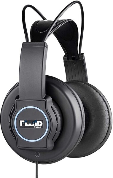 Fluid Audio Focus Semi Open Back Headphones, New, Action Position Back
