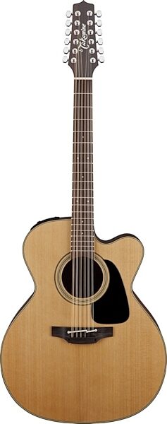 Takamine P1JC-12 12-String Jumbo Acoustic-Electric Guitar (with Case), Front