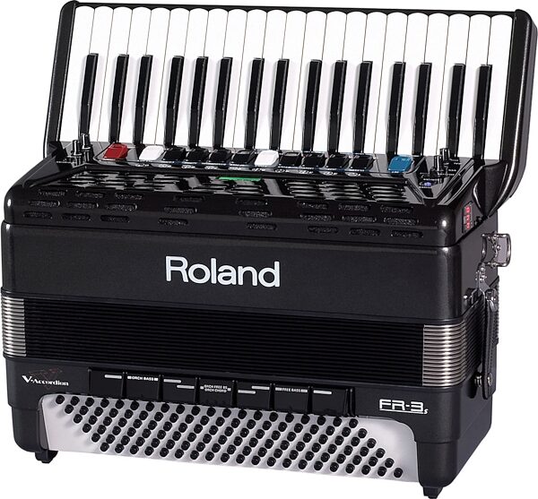 Roland FR-3S V-Accordion, Angle