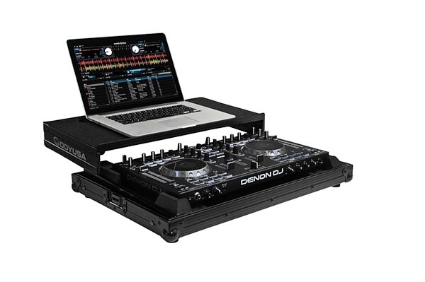 Odyssey FRGSDNMC4000BL Black Label Case for Denon DJ MC-4000, View 6