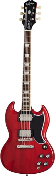 Epiphone 1961 Les Paul SG Standard Electric Guitar (with Case), Action Position Back