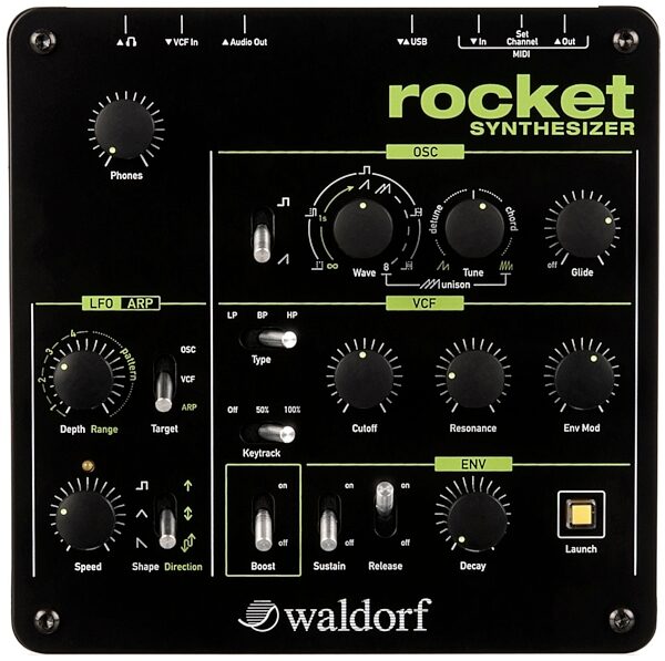 Waldorf Rocket Analog Synthesizer, Main