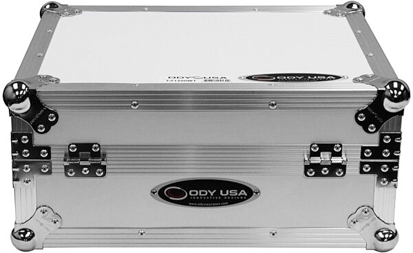 Odyssey FZ1200WT Turntable Flight Case, White, Alt