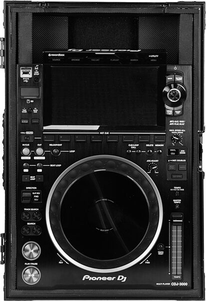 Odyssey FZ-3000 Flight Case for Pioneer CDJ-3000, Black Label, Action Position Back