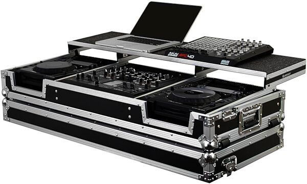 Odyssey FZGSP22000W DJM-2000 Remixer Series DJ Coffin Case, Chrome Hardware