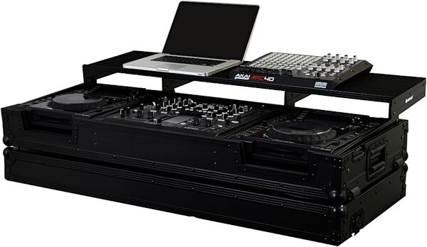 Odyssey FZGSP22000W DJM-2000 Remixer Series DJ Coffin Case, Black Hardware