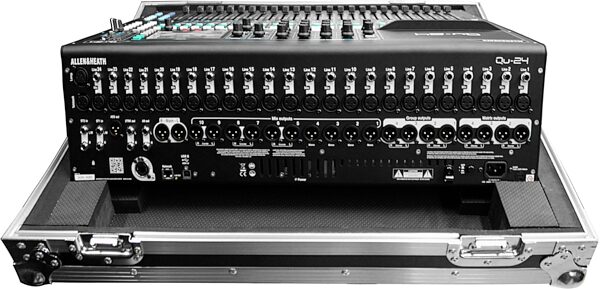 Odyssey FZQU24W Flight Case for Allen and Heath QU-24 Mixer, New, Action Position Back