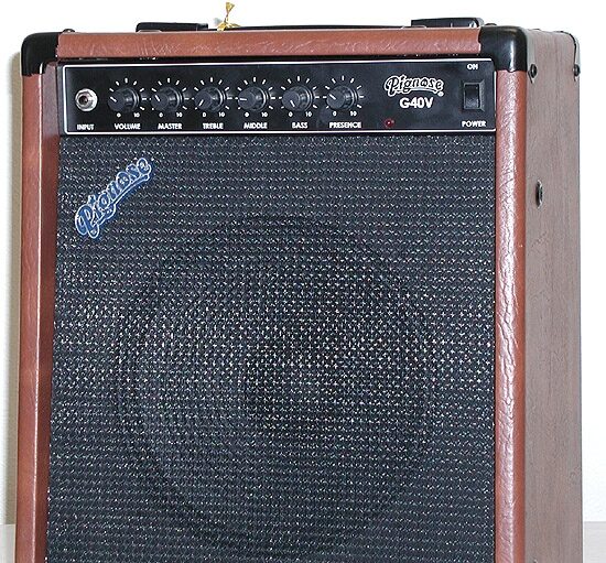 Pignose G40V Guitar Combo Amplifier (40 Watts, 1x10 in.), Close up