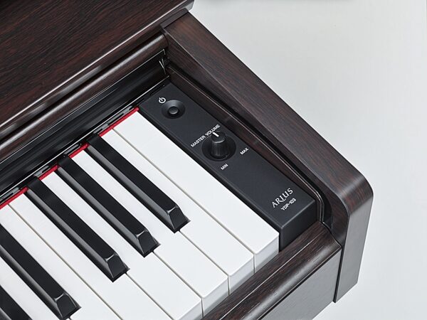 Yamaha Arius YDP-103 Digital Piano (with Bench), Black, YDP-103B, Customer Return, Scratch and Dent, Detail