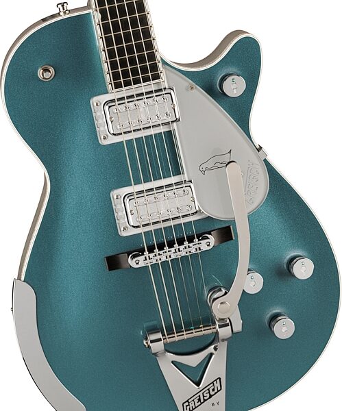 Gretsch G6134T-140 Limited Edition Penguin Electric Guitar (with Case), Action Position Back