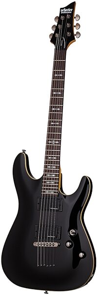 Schecter Omen 6 Active Left-Handed Electric Guitar, Black