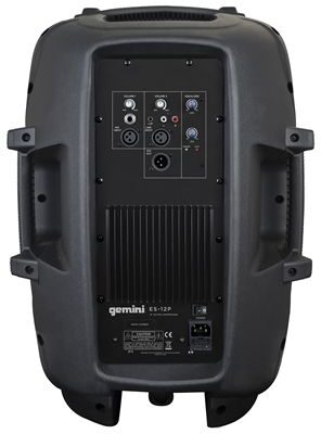 Gemini ES12P Active Loudspeaker, Rear
