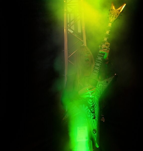 Chauvet DJ Geyser P6 Fog Machine with Lighting Effect, In Use-3