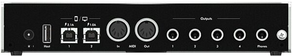 iConnectivity iConnectAudio4Plus USB Audio Interface, Rear
