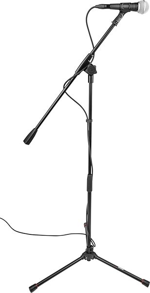 Gator GFW-MIC-1500 Compact Fixed Boom Microphone Stand, New, Action Position Back