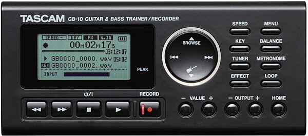 TASCAM GB-10 Guitar and Bass Trainer with Recorder, New, Main