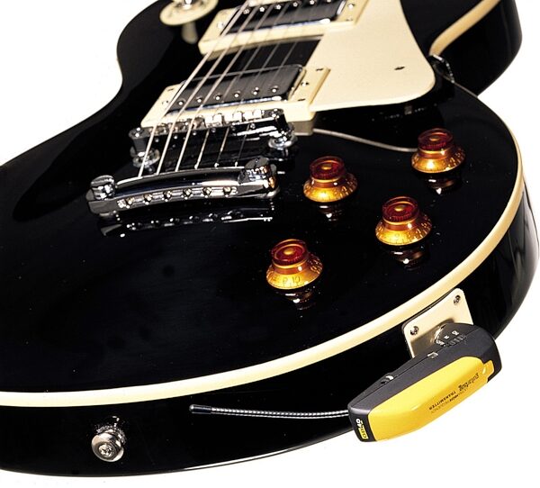 AKG WMS40GB Guitarbug Wireless System, In Use On Les Paul
