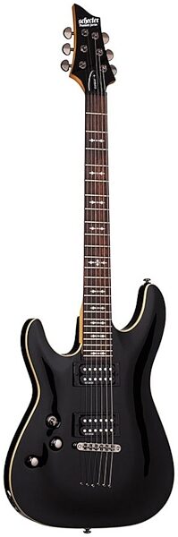 Schecter Omen 6 2012 Left-Handed Electric Guitar, Black