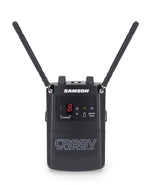Samson Concert 88 Camera UHF Wireless Lavalier Microphone System, CR88V Open
