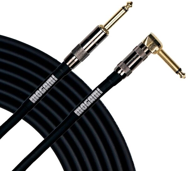Mogami Platinum Guitar/Instrument Cable with One Right Angle End, 12 foot, Main