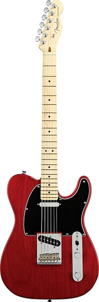Fender American Standard Telecaster Electric Guitar, Maple Fingerboard with Case, Crimson Red