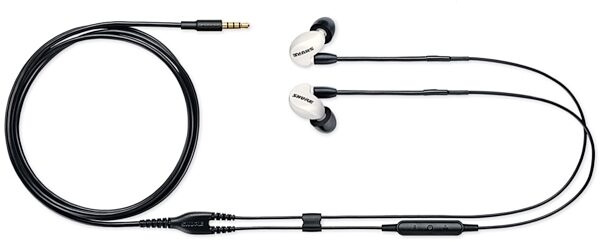Shure SE215m+SPE Sound Isolating Earphones with Remote + Mic, Full