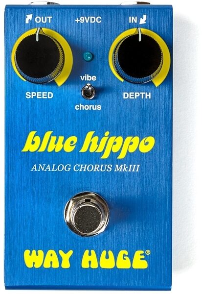 Way Huge Blue Hippo Smalls Series Analog Chorus Pedal, Main