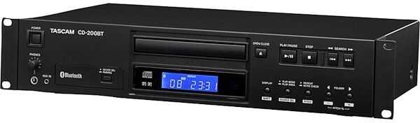 TASCAM CD-200BT Professional CD Player with Bluetooth, New, Right