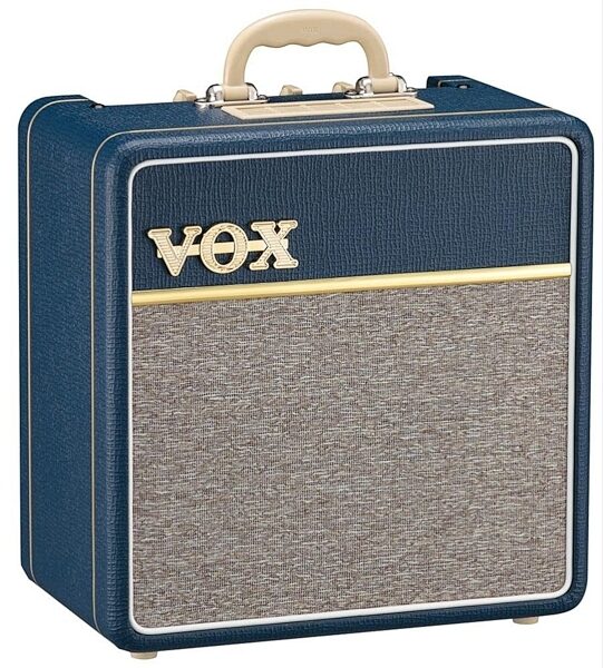 Vox AC4C1-BL Blue Limited Edition Guitar Combo Amplifier, Angle