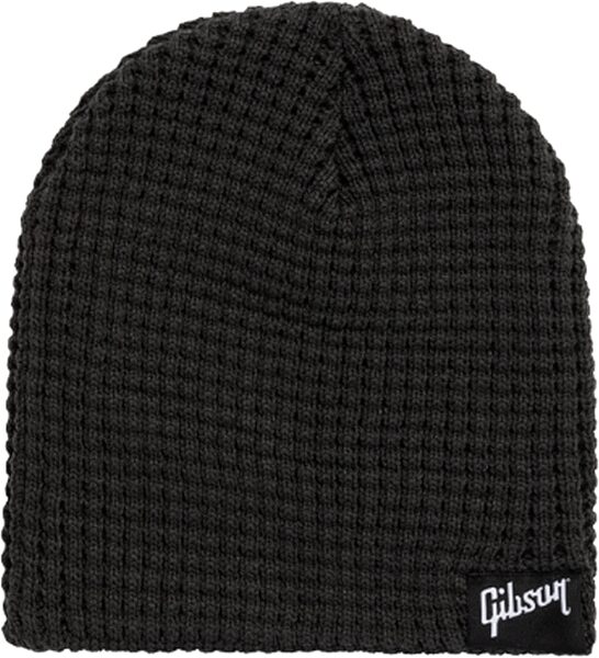 Gibson Logo Beanie, Charcoal, Action Position Back