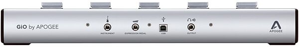 Apogee GIO USB Guitar Recording Interface and Controller, Rear