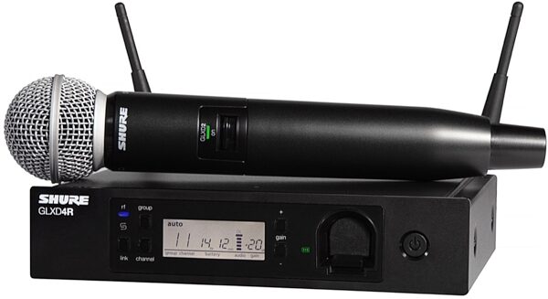 Shure GLXD24R/SM58 Wireless Handheld Microphone System, Main