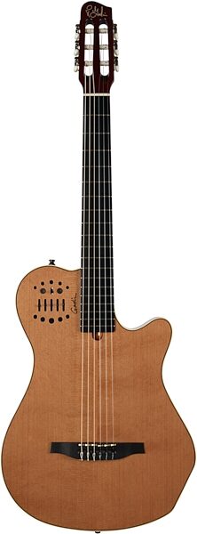 Godin Multiac Grand Concert Classical Acoustic-Electric Guitar (with Gig Bag), Action Position Back