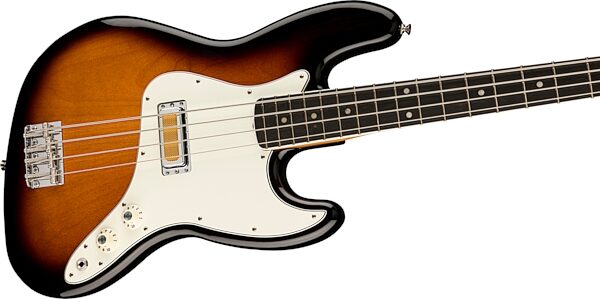 Fender Gold Foil Jazz Bass Guitar (with Gig Bag), Action Position Back