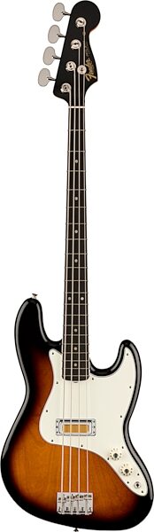 Fender Gold Foil Jazz Bass Guitar (with Gig Bag), Action Position Back