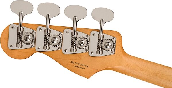 Fender Gold Foil Jazz Bass Guitar (with Gig Bag), Action Position Back