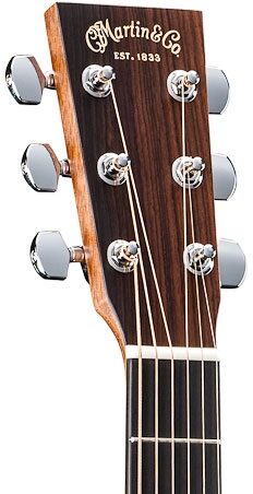 Martin GPCPA3 Sapele Grand Performance Artist Series Acoustic-Electric Guitar (with Case), Headstock