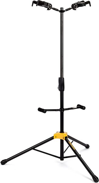 Hercules GS422B Auto Grip Double Guitar Stand, Action Position Back