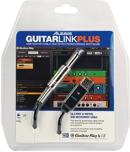 Alesis GuitarLink Plus USB Guitar Interface Cable, Main