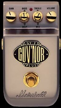 Marshall GV2 Guv'nor Plus Distortion Pedal, Top